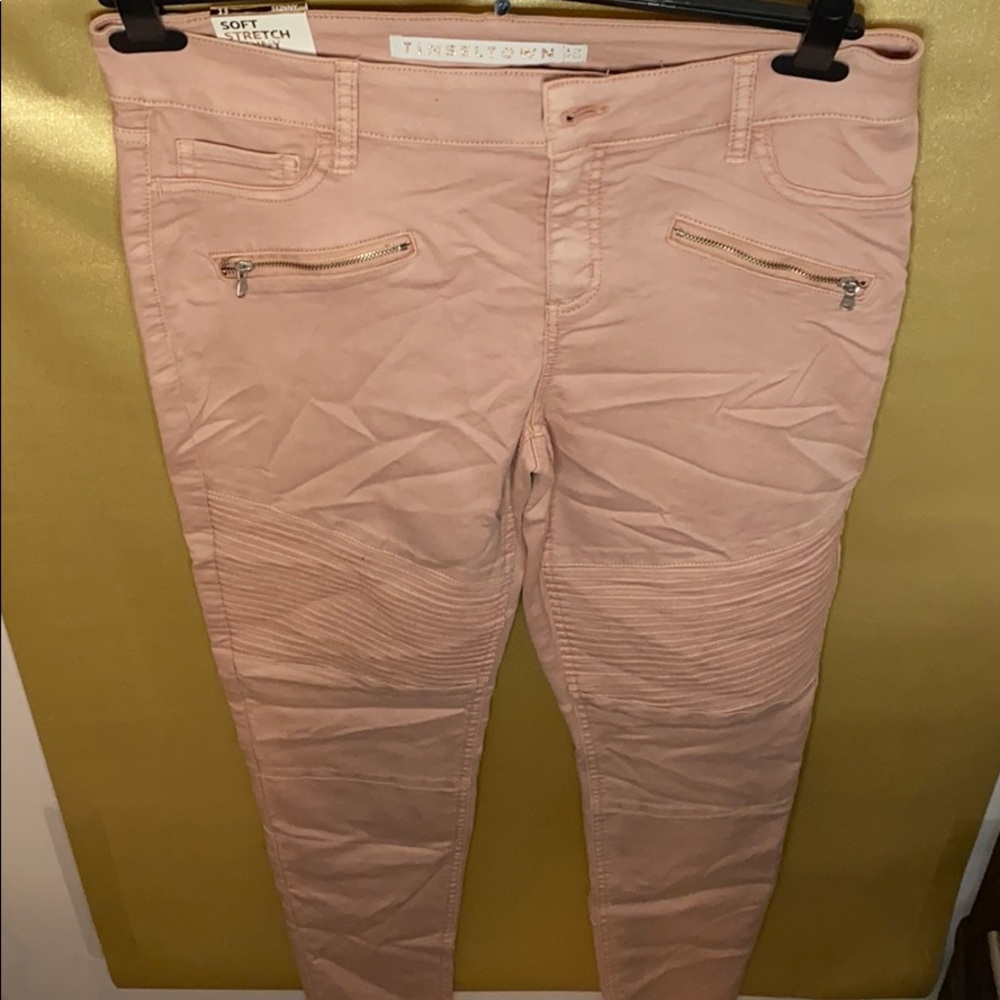 Soft Pink Skinny Jeans